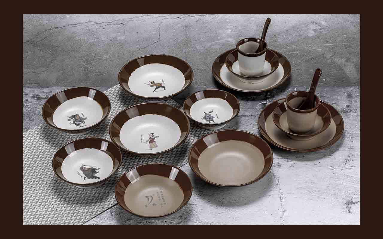復古土窯餐具套裝