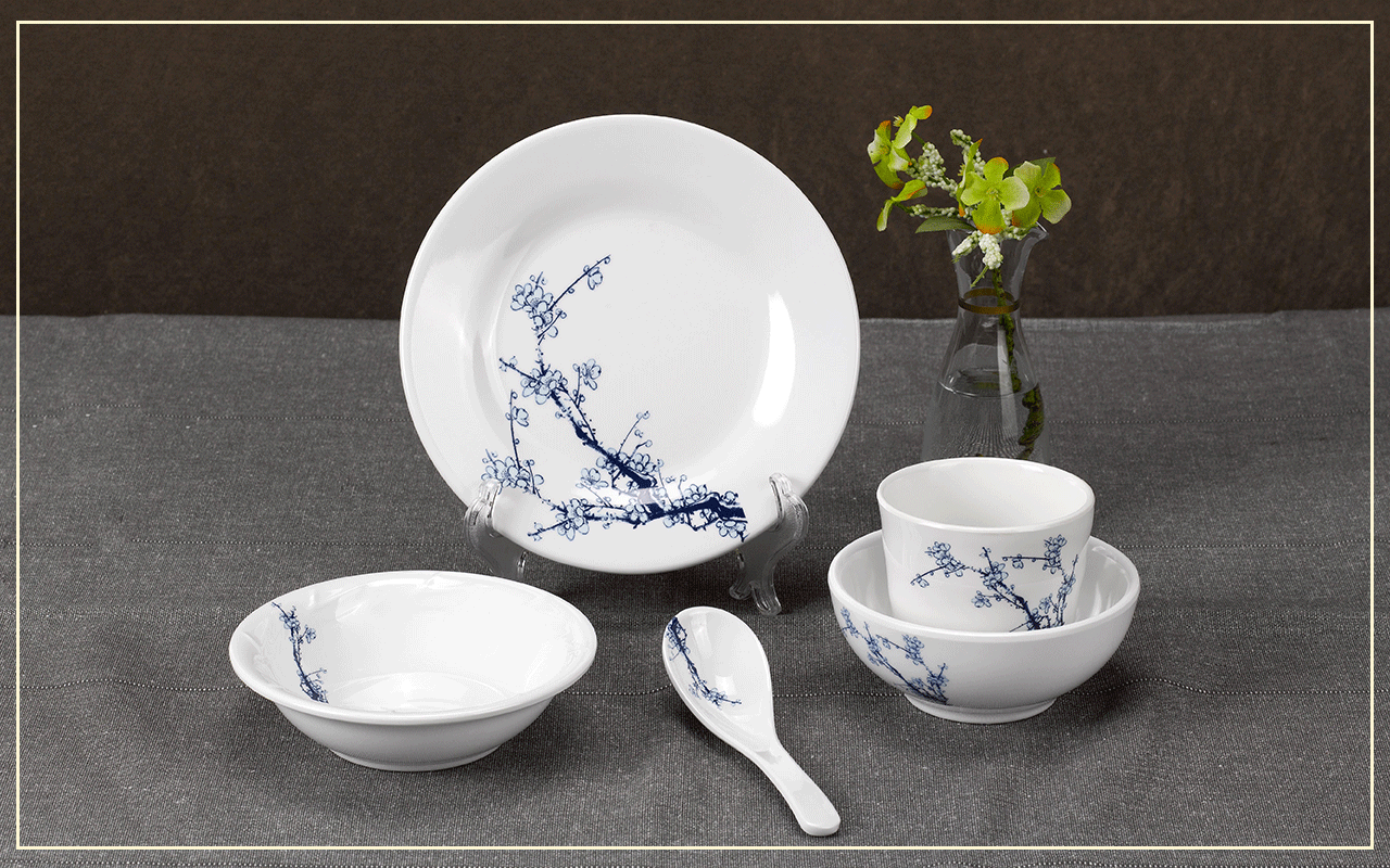 碗盤(pán)杯勺擺臺(tái)組合套裝