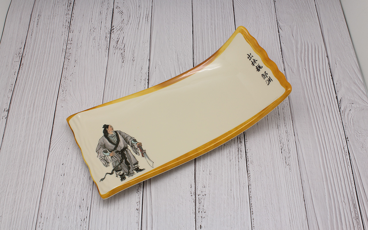 長(zhǎng)方形瓦片盤(pán)