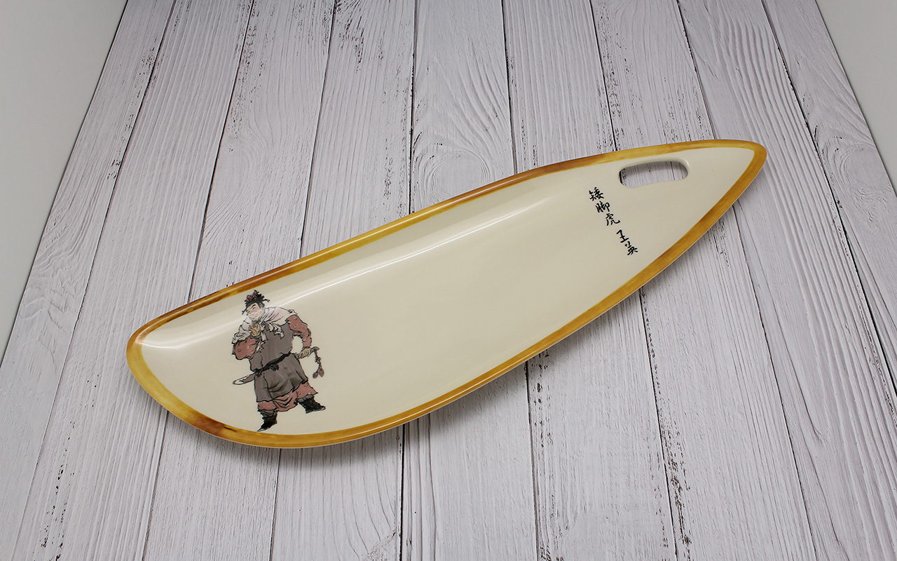 水滸圖案盤(pán)子